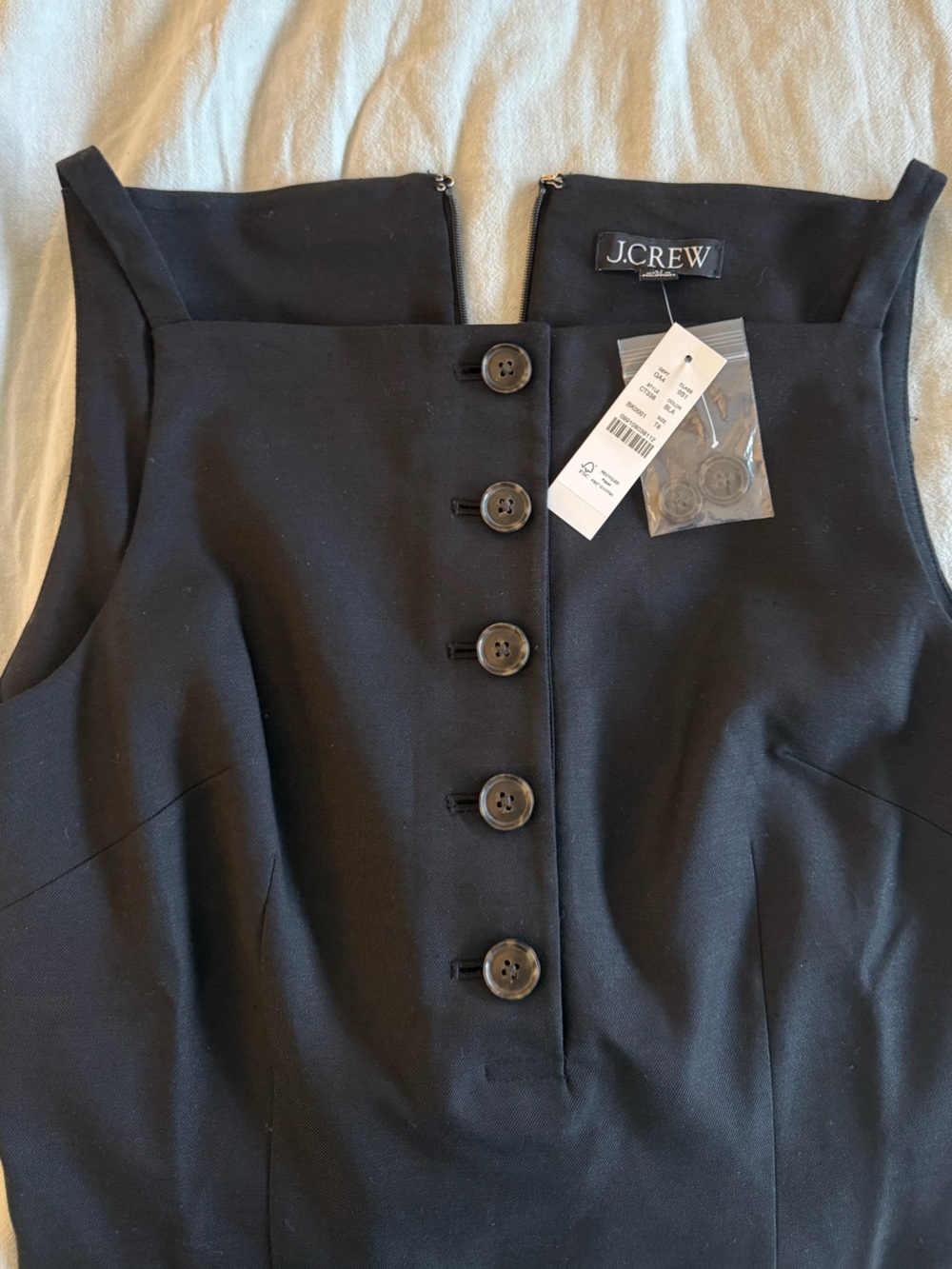 New With Tag- J. Crew Black Sheath Dress